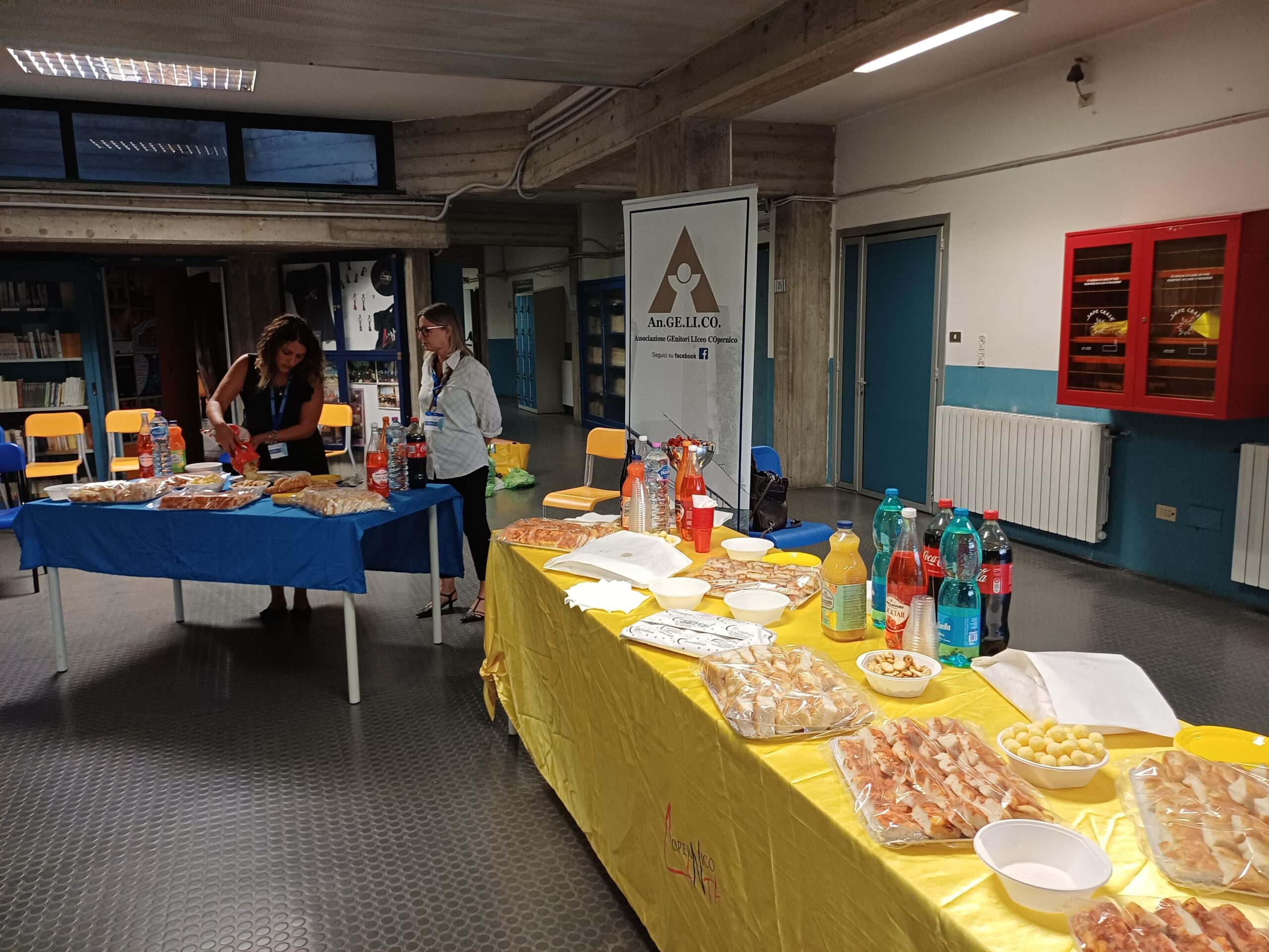La preparazione del buffet